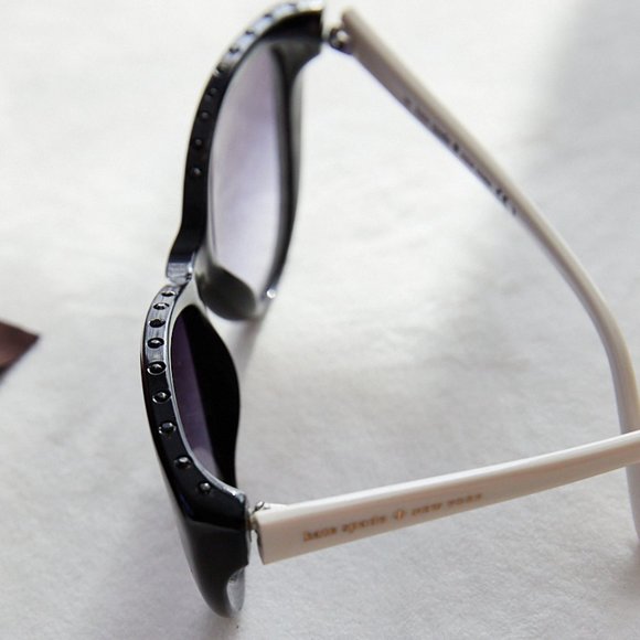 Kate Spade Cat Eye with black rhinestone imbedded rim main image 4